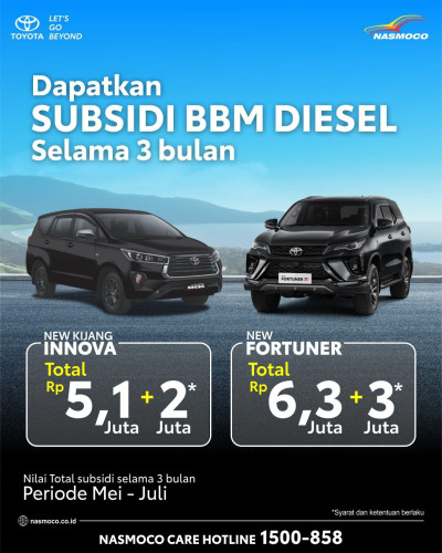 Promo Toyota Fortuner & Innova 2026